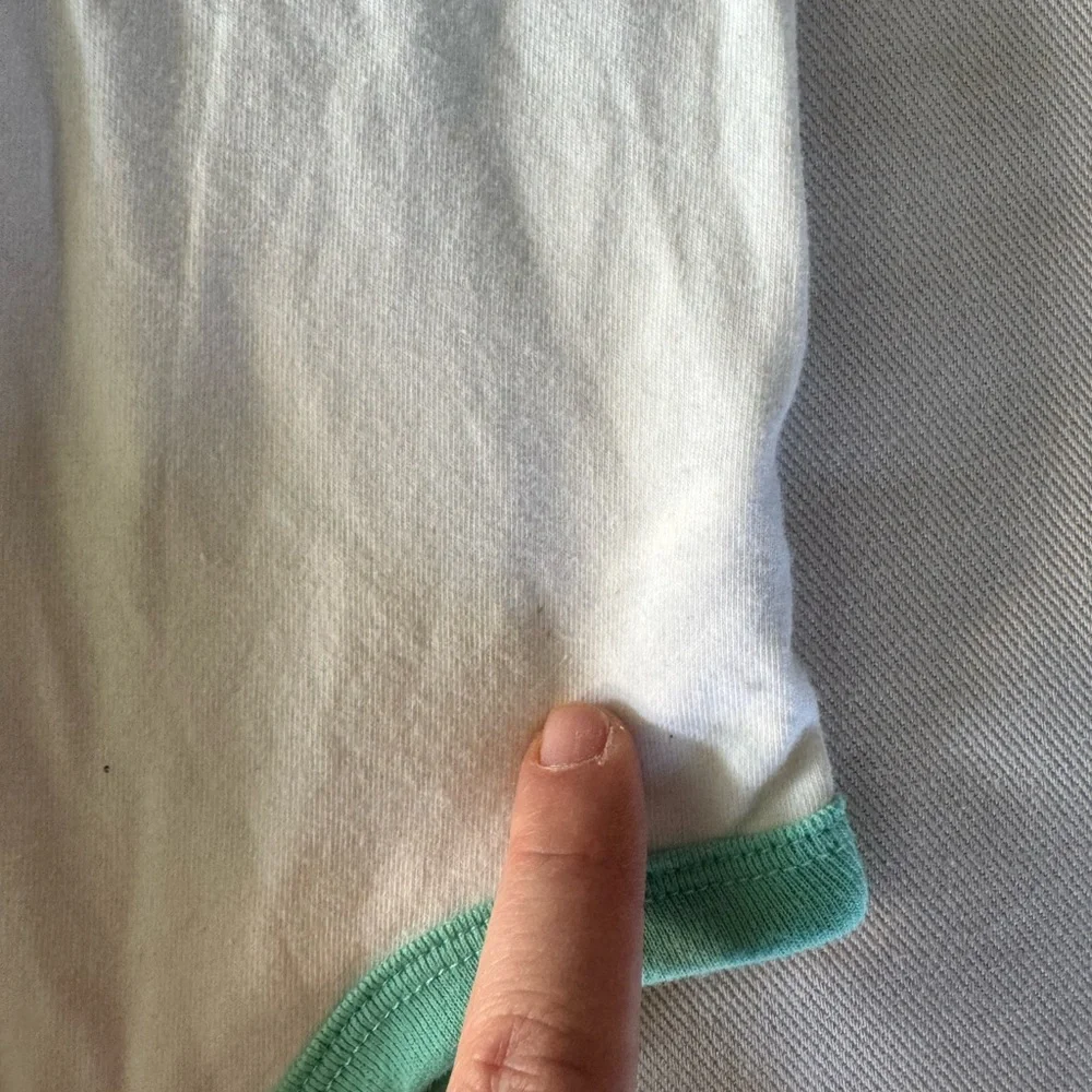 Cat & Jack Mint and Gray 🐰🐰 infant romper 6-9 months